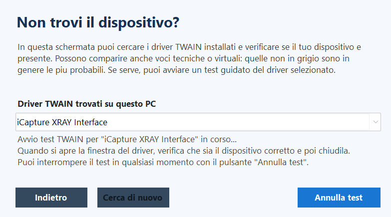 Selezione sensori MyRay iRYS