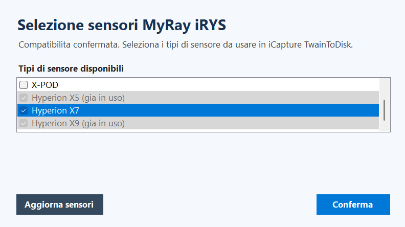 Configurazione Durr completata